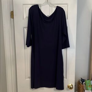 Elegant Navy Blue Dress